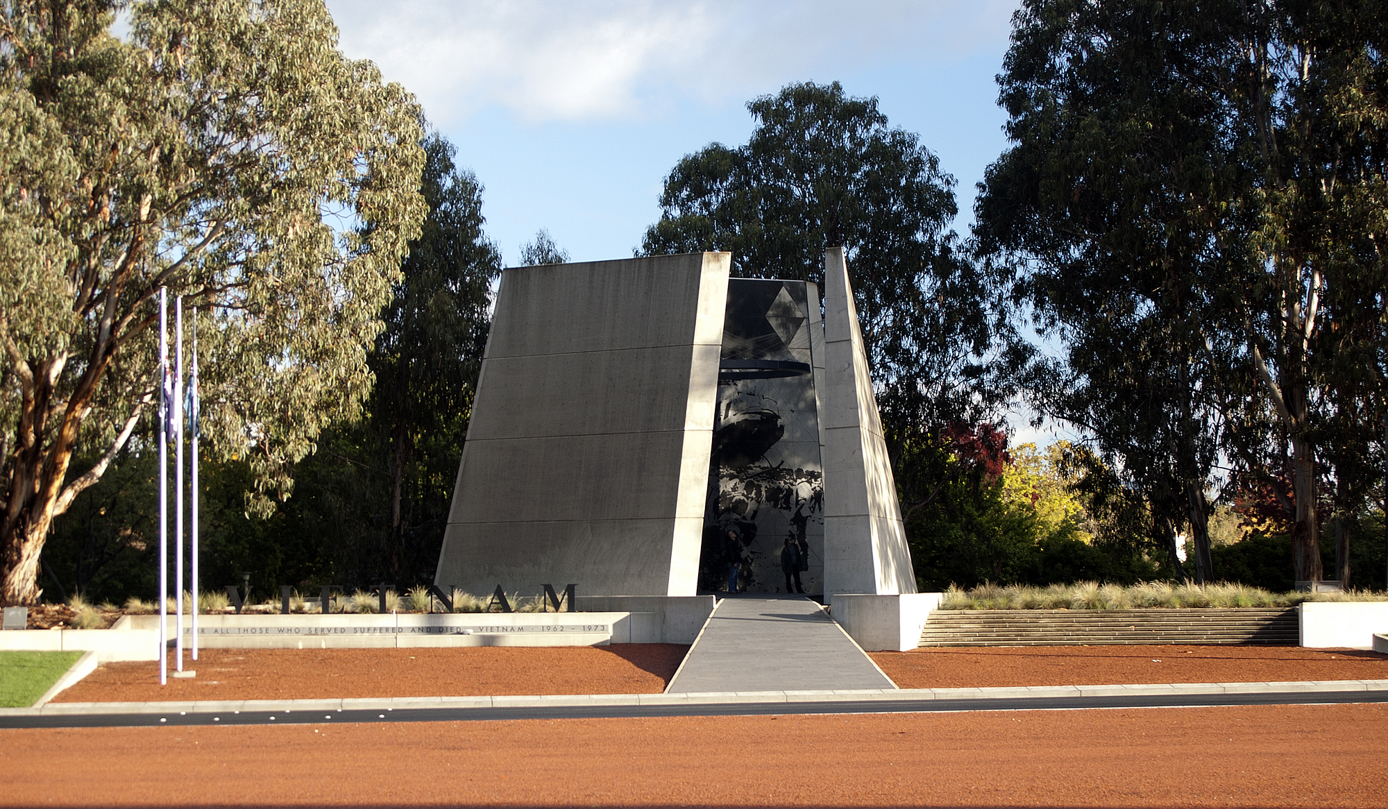 Australian Vietnam Forces National Memorial - photo of a grey monument