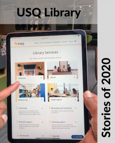 USQ Library Stories of 2020 book cover