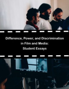 Book cover for difference, power and discimination in film and medoa
