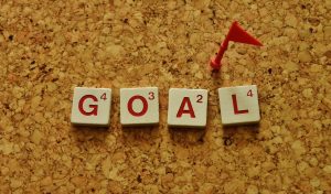 A decorative image showing four titles spelling the word 'goal'.
